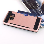 Wholesale Galaxy Note FE / Note Fan Edition / Note 7 Credit Card Armor Case (Rose Gold)